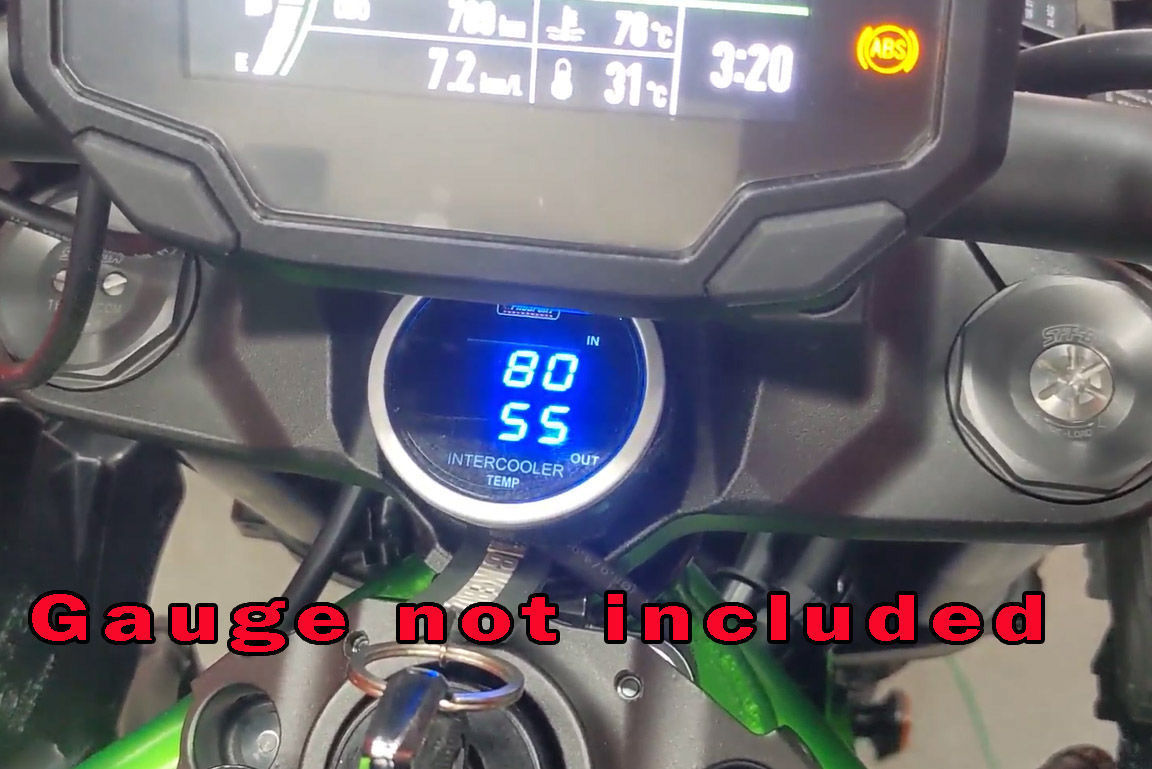 Kawasaki ZH2 Intercooler Kit. Performance Motorcycle Accessories, Ninja H2 intercooler kit, MT