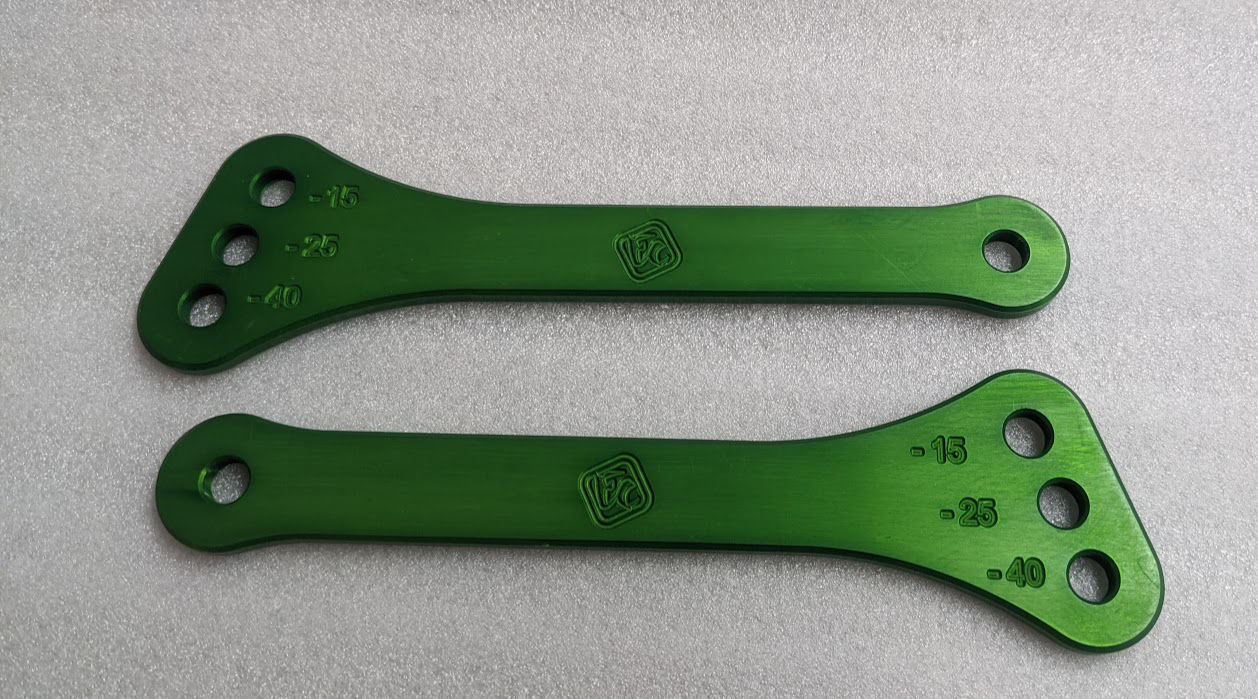 ZH2 Lowering links (dogbones). Performance Motorcycle Accessories, Ninja H2 intercooler kit, MT