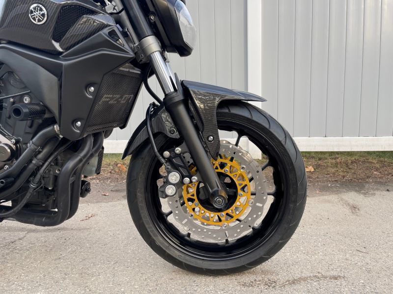 MT07 FZ07 320mm disc rotor conversion brake caliper brackets ...